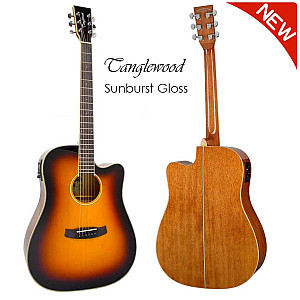 Tanglewood TW5 E BS Winterleaf Super Folk Acoustic Electric Guitar with Bag